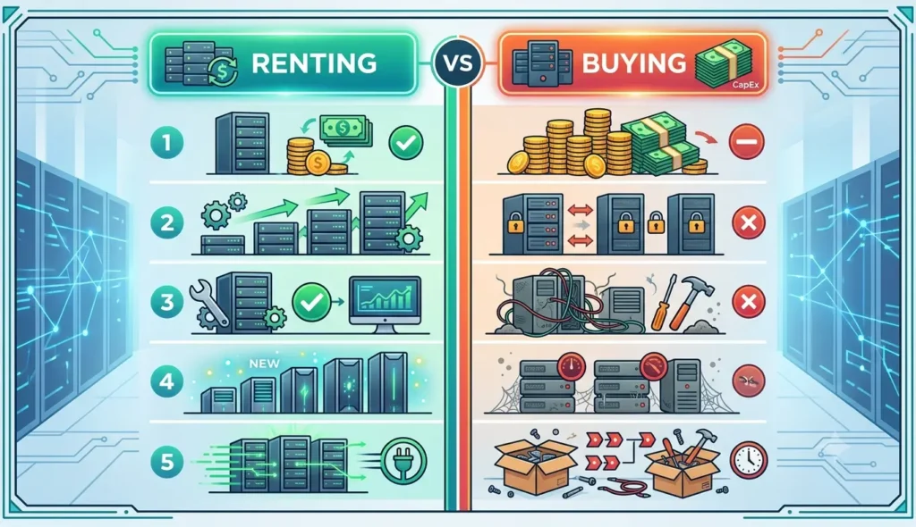 rack servers on rent